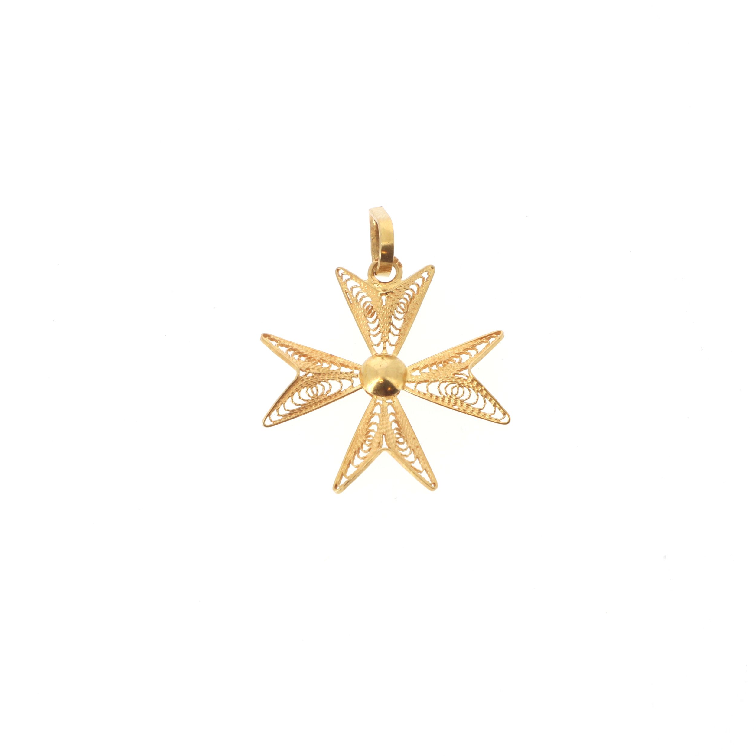 PENDENTIF "CROIX DE MALTE"