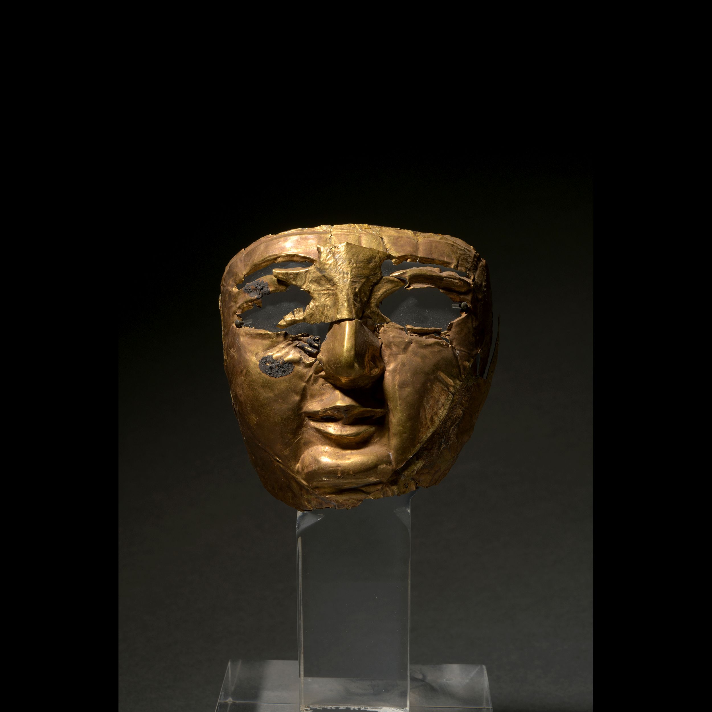 RARE MASQUE FUNERAIRE