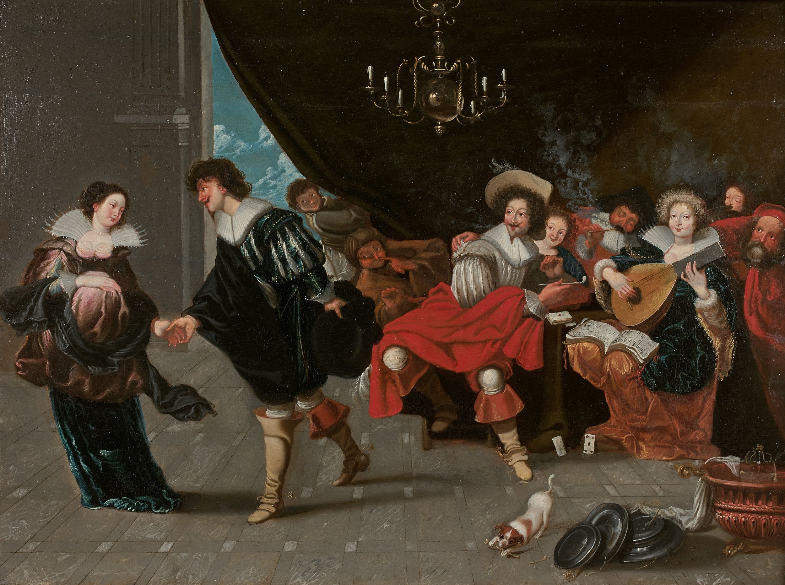 SIMON DE VOS (1603 - 1676) ATTRIBUÉ À