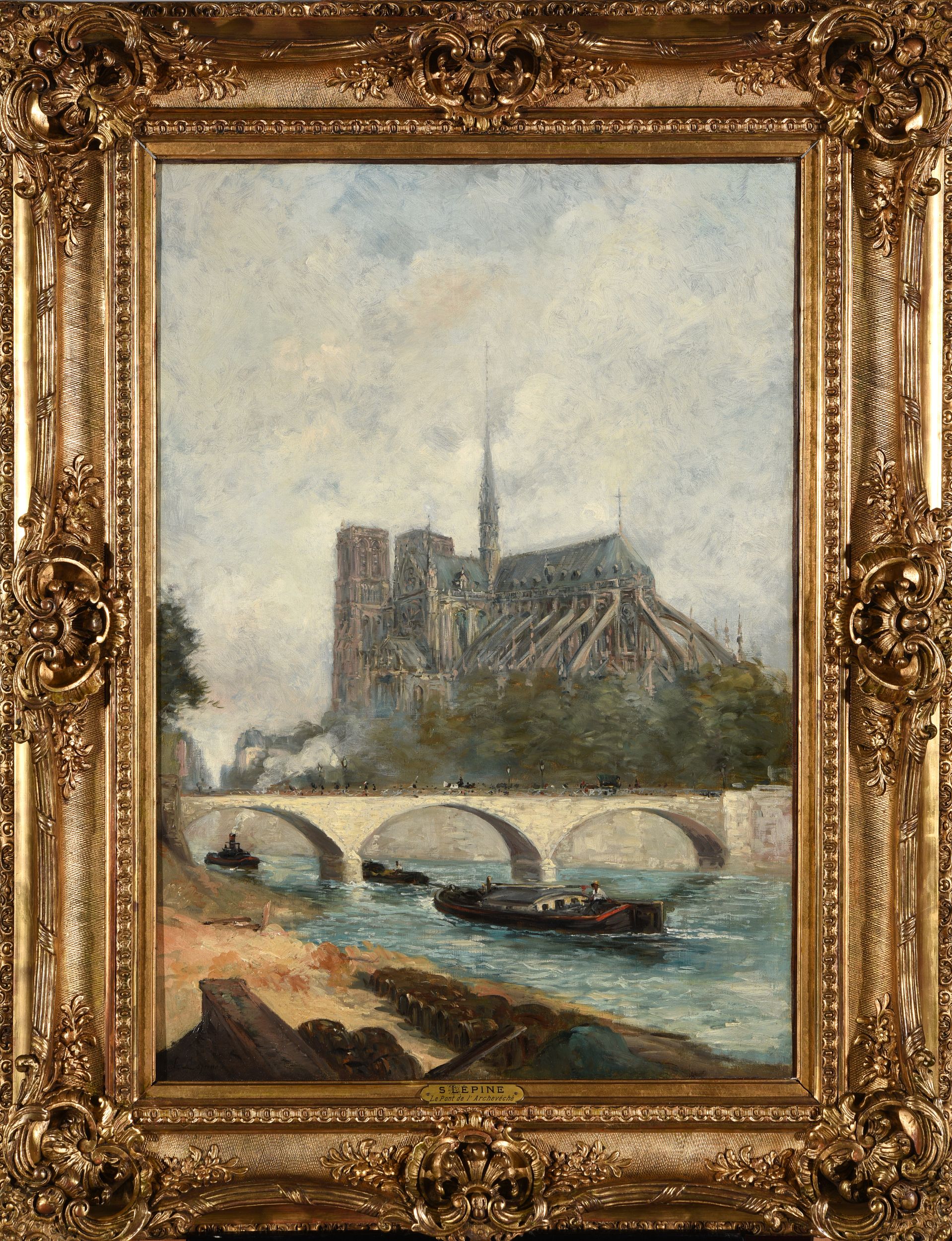 STANISLAS LEPINE (1835-1892):  | H&ocirc;tel Des Ventes de Monte-Carlo