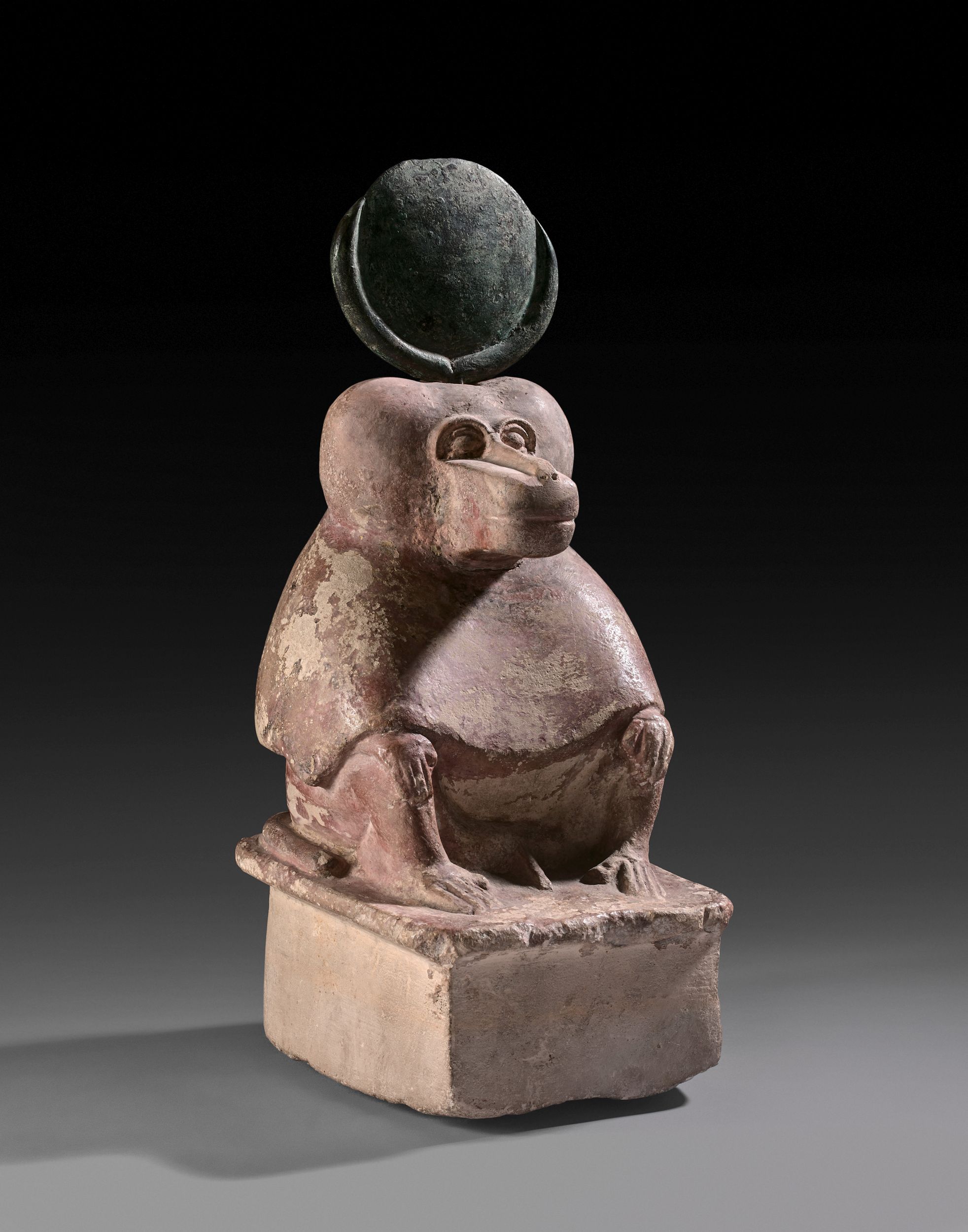 STATUETTE DU DIEU THOT BABOUIN