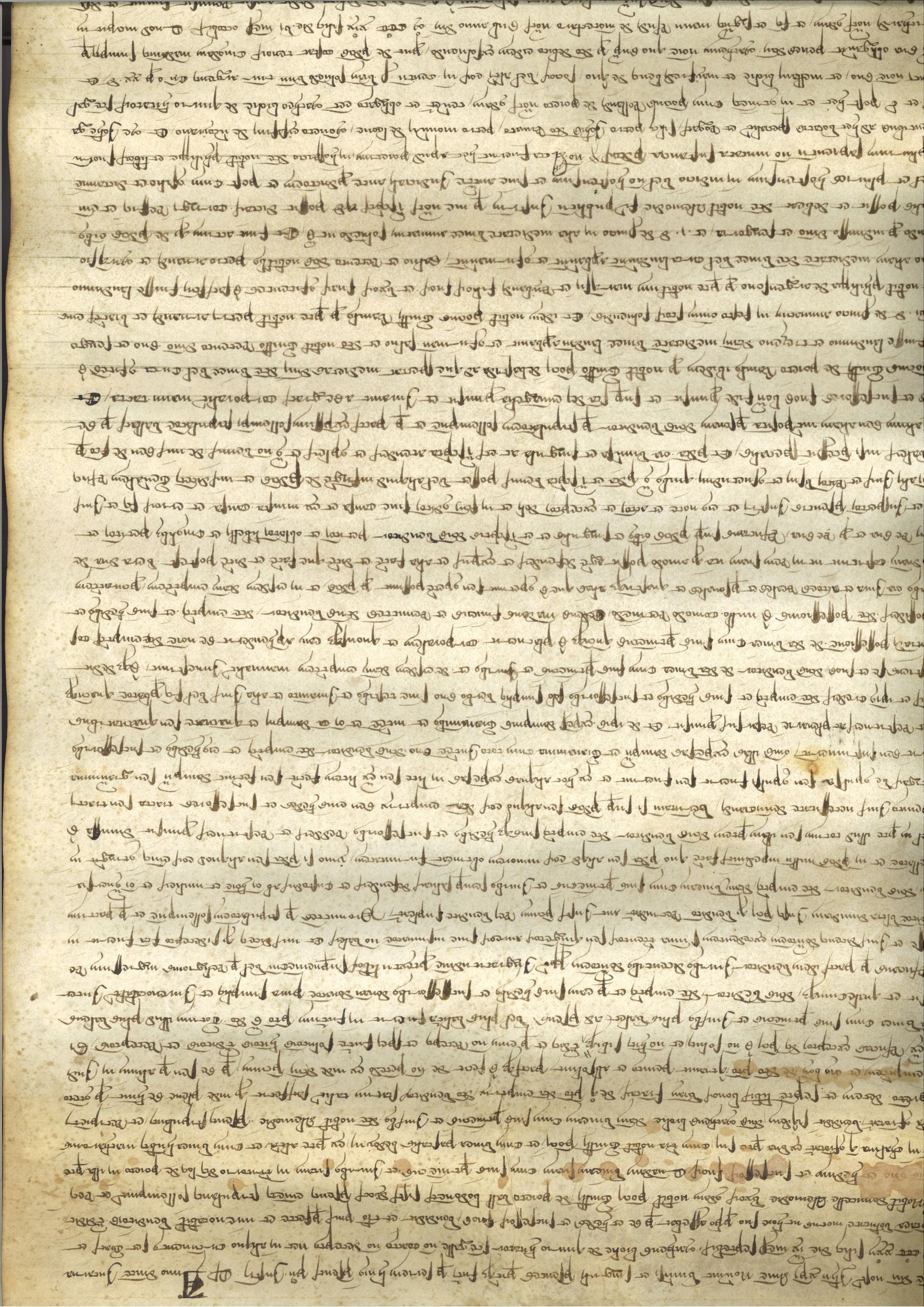 UNE PIECE MANUSCRITE DATEE 1322