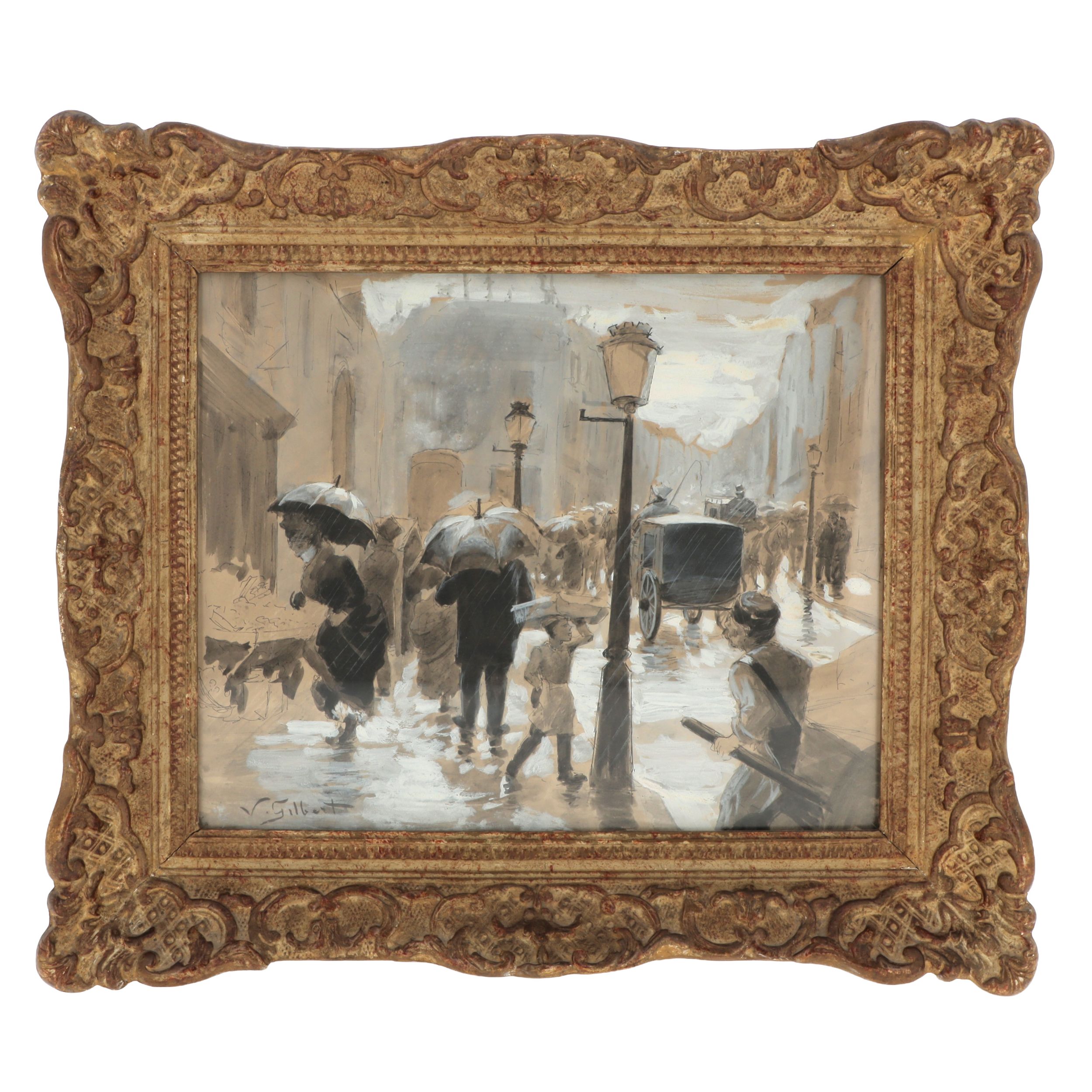 VICTOR GABRIEL GILBERT (1847-1935):  | H&ocirc;tel Des Ventes de Monte-Carlo