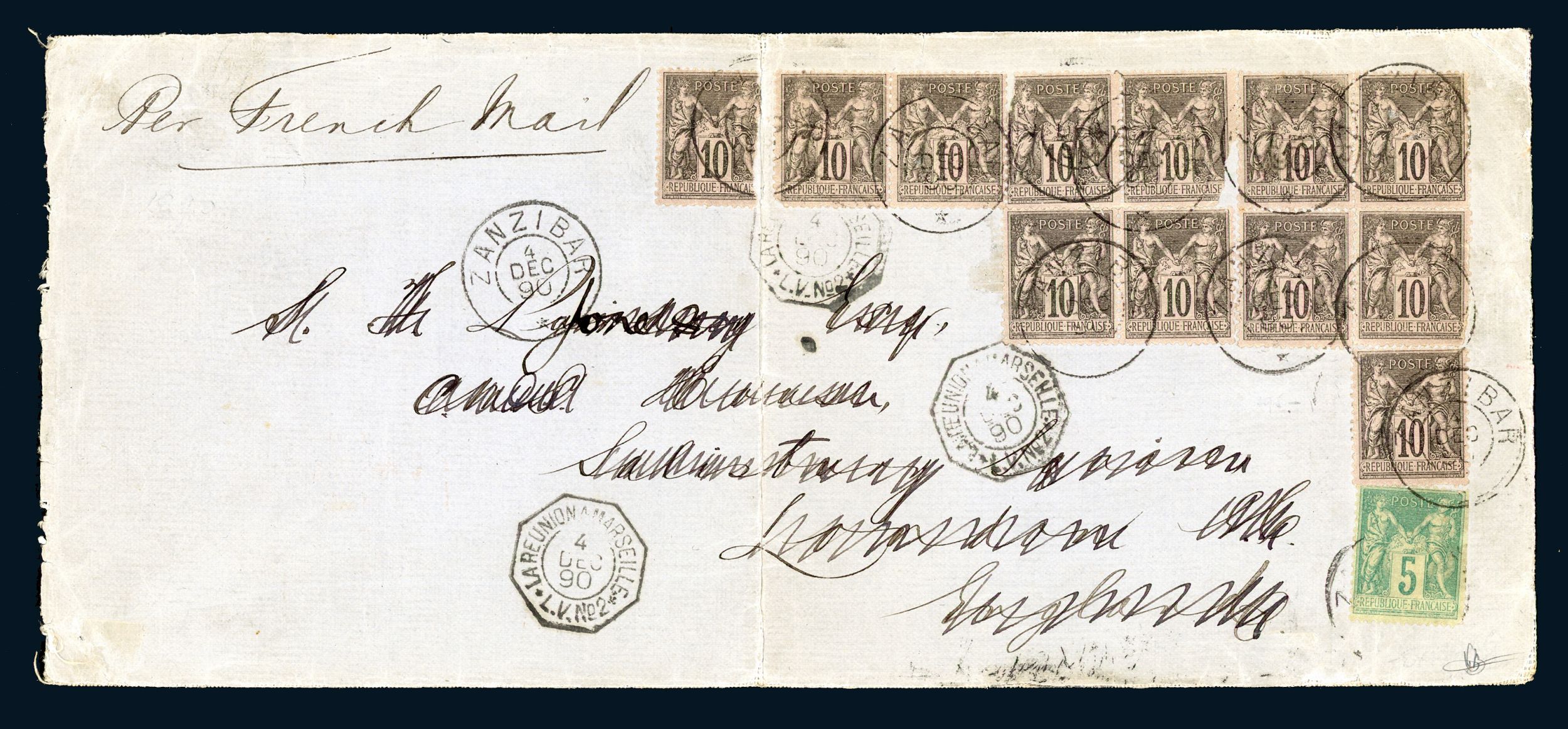 FRANCE 1849-1850, :  | H&ocirc;tel Des Ventes de Monte-Carlo