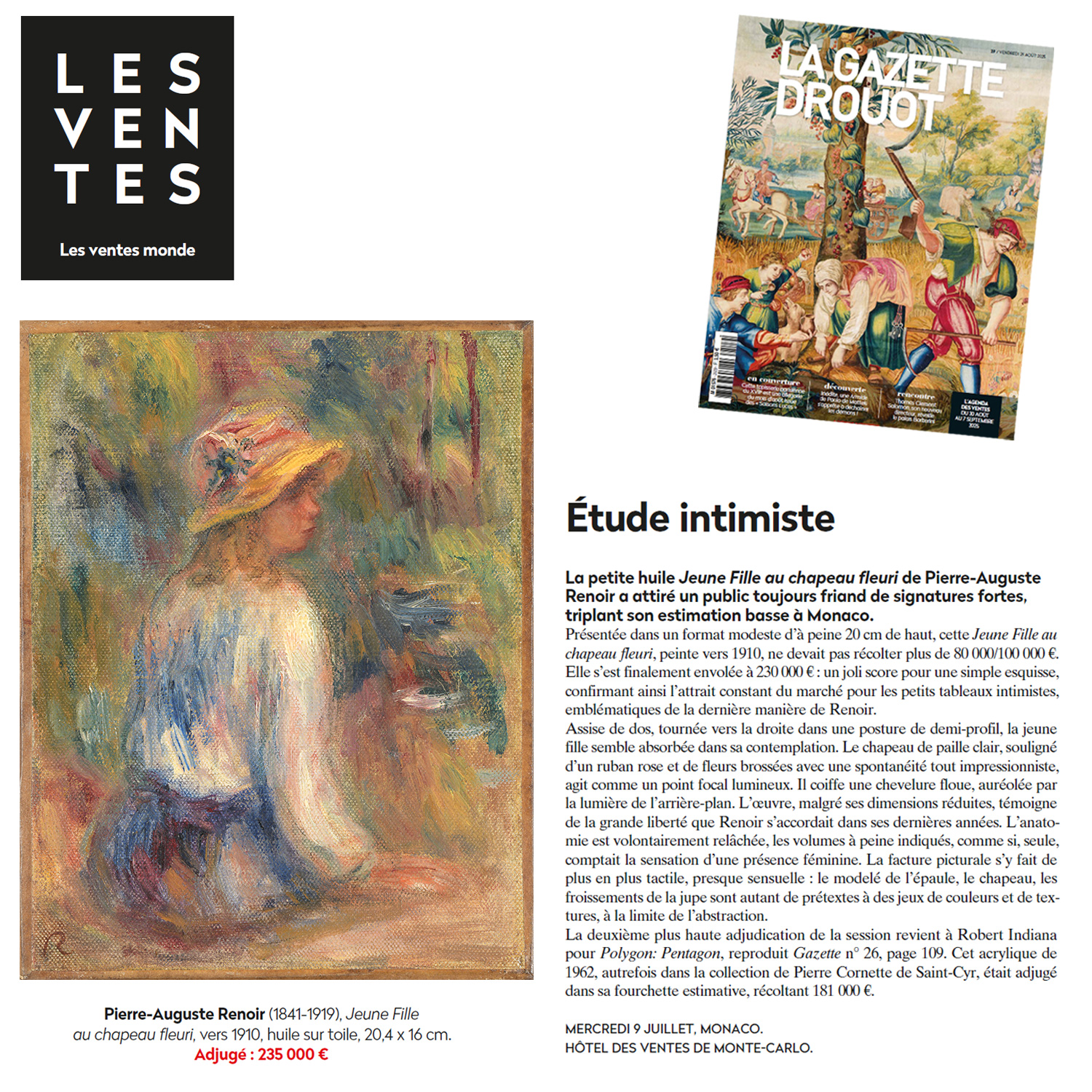 Etude intimiste