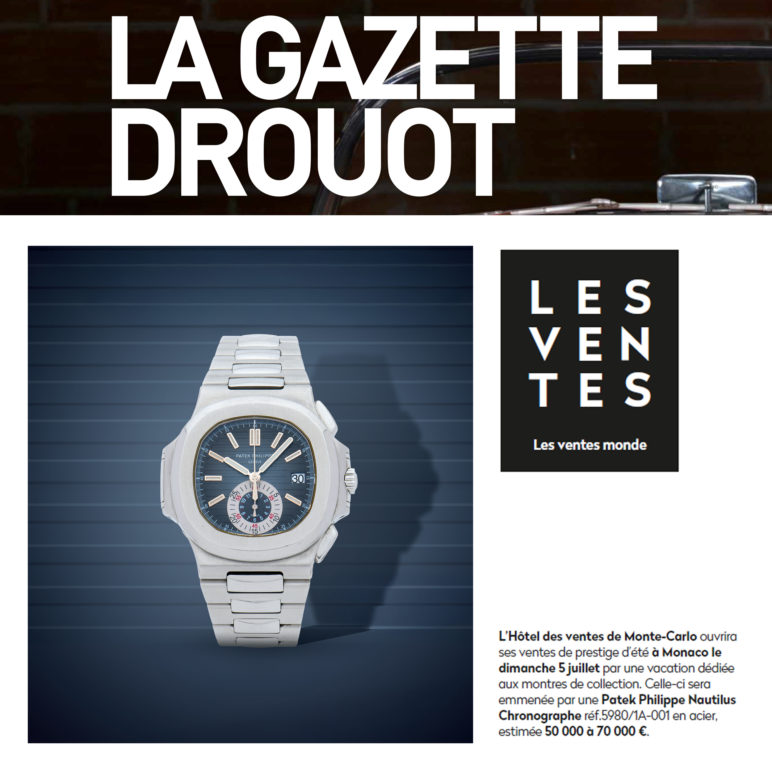 Une vacation dédiée aux montres de collection