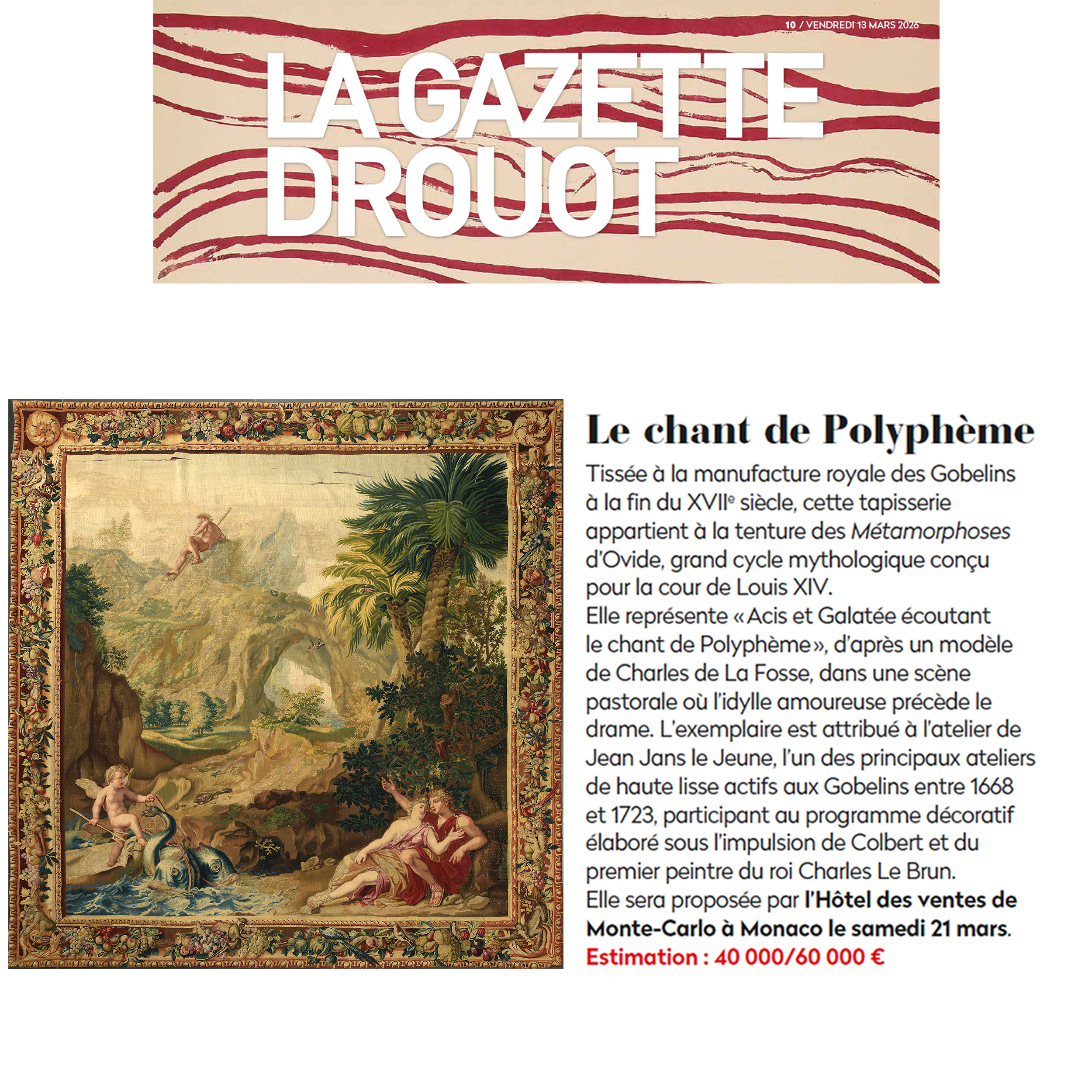 Le chant de polyphème