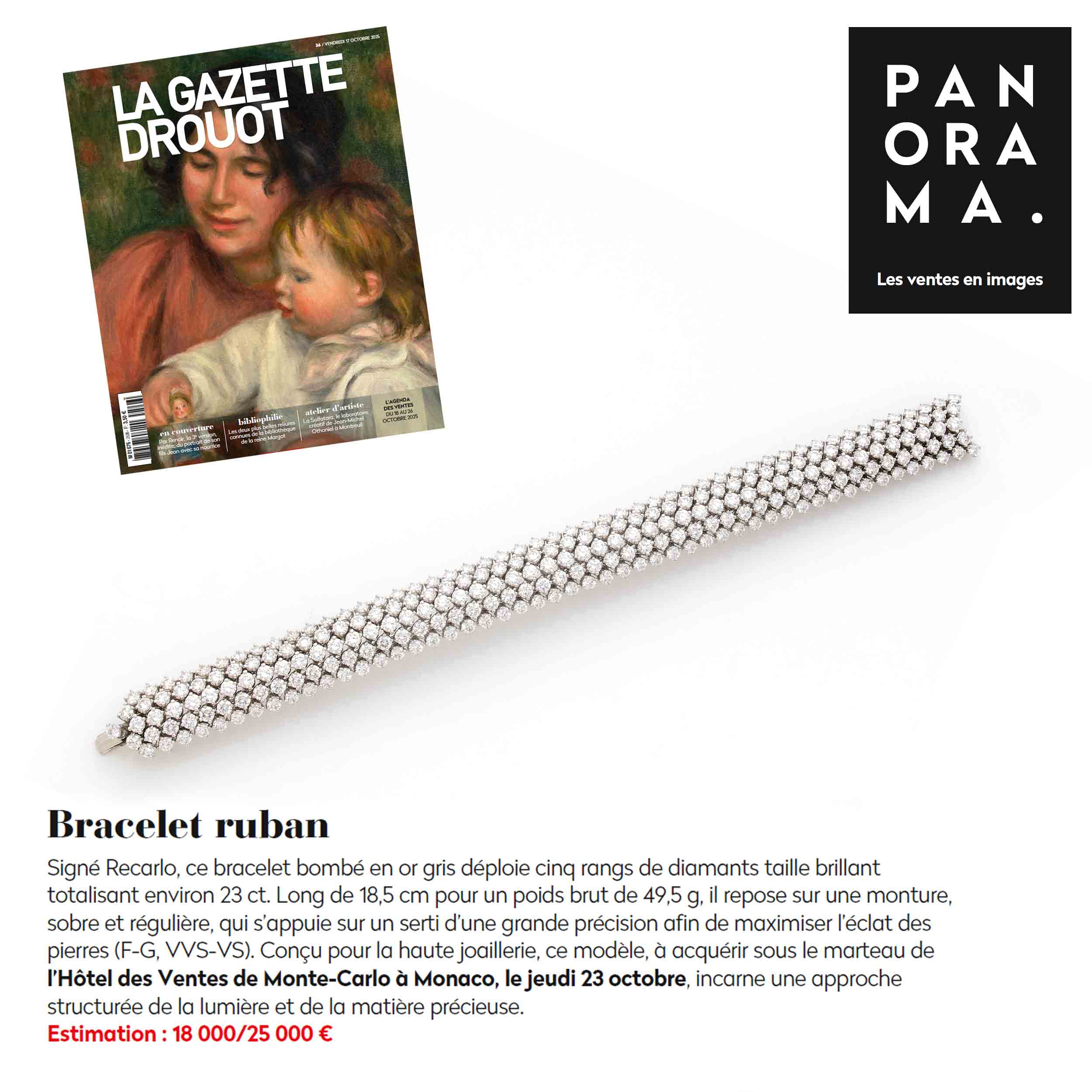 Bracelet ruban