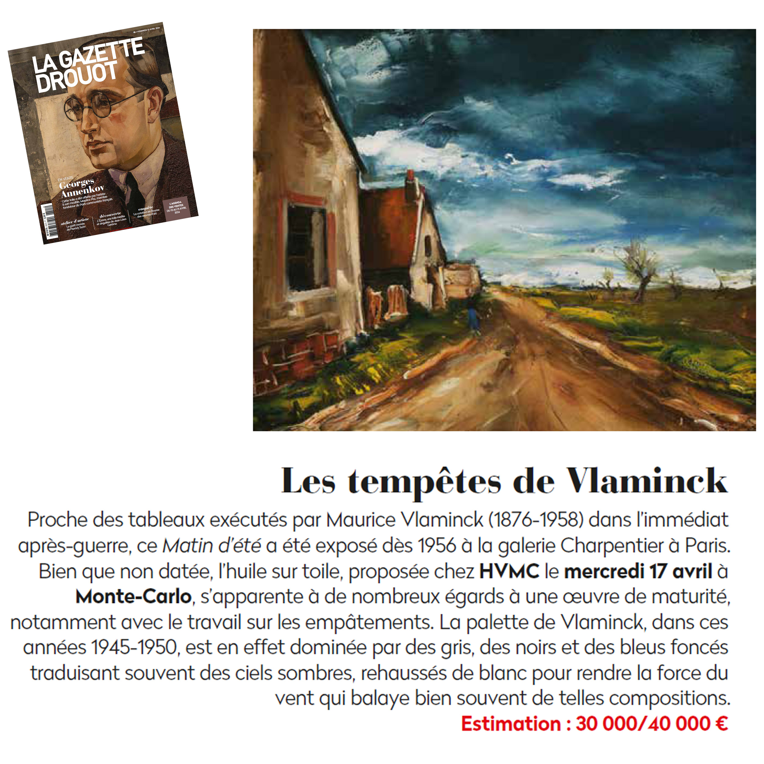 Les tempêtes de Vlaminck