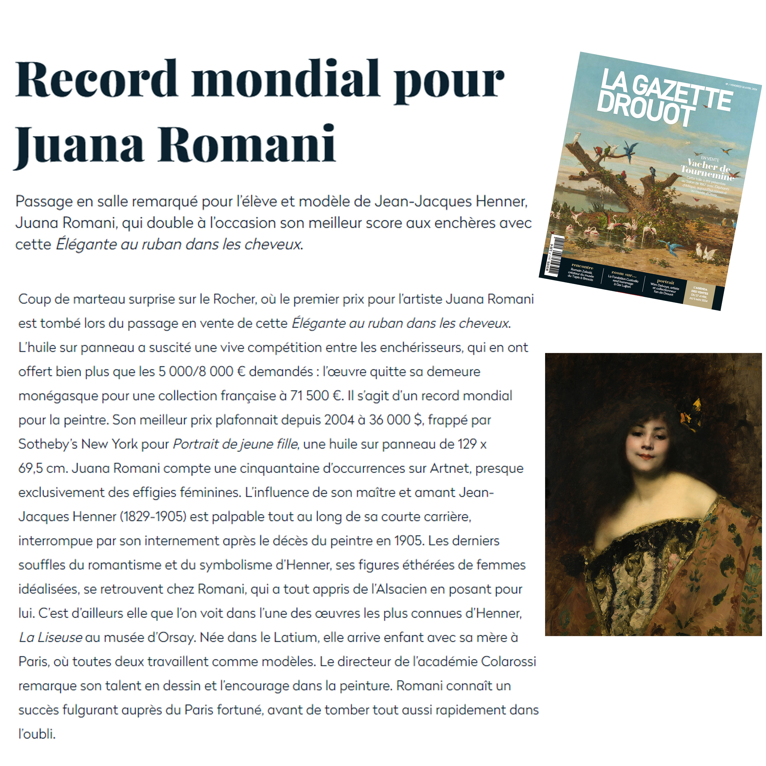 Record mondial pour Juana Romani