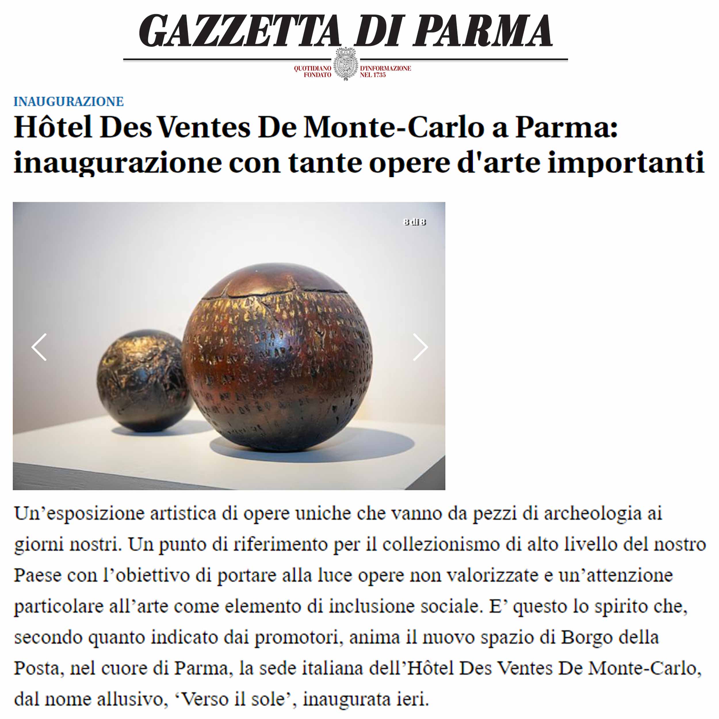 Hôtel Des Ventes De Monte-Carlo a Parma