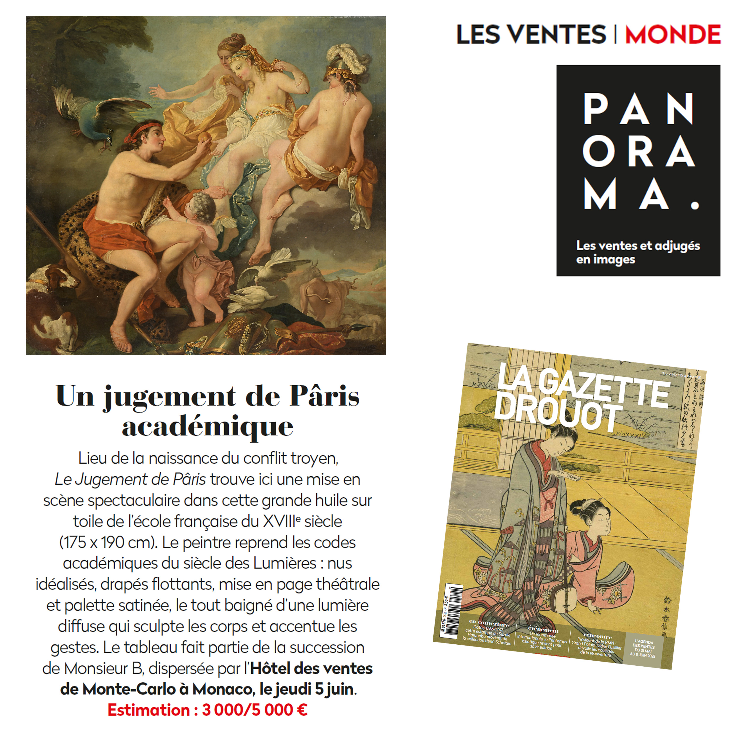 Un jugement de Pâris académique