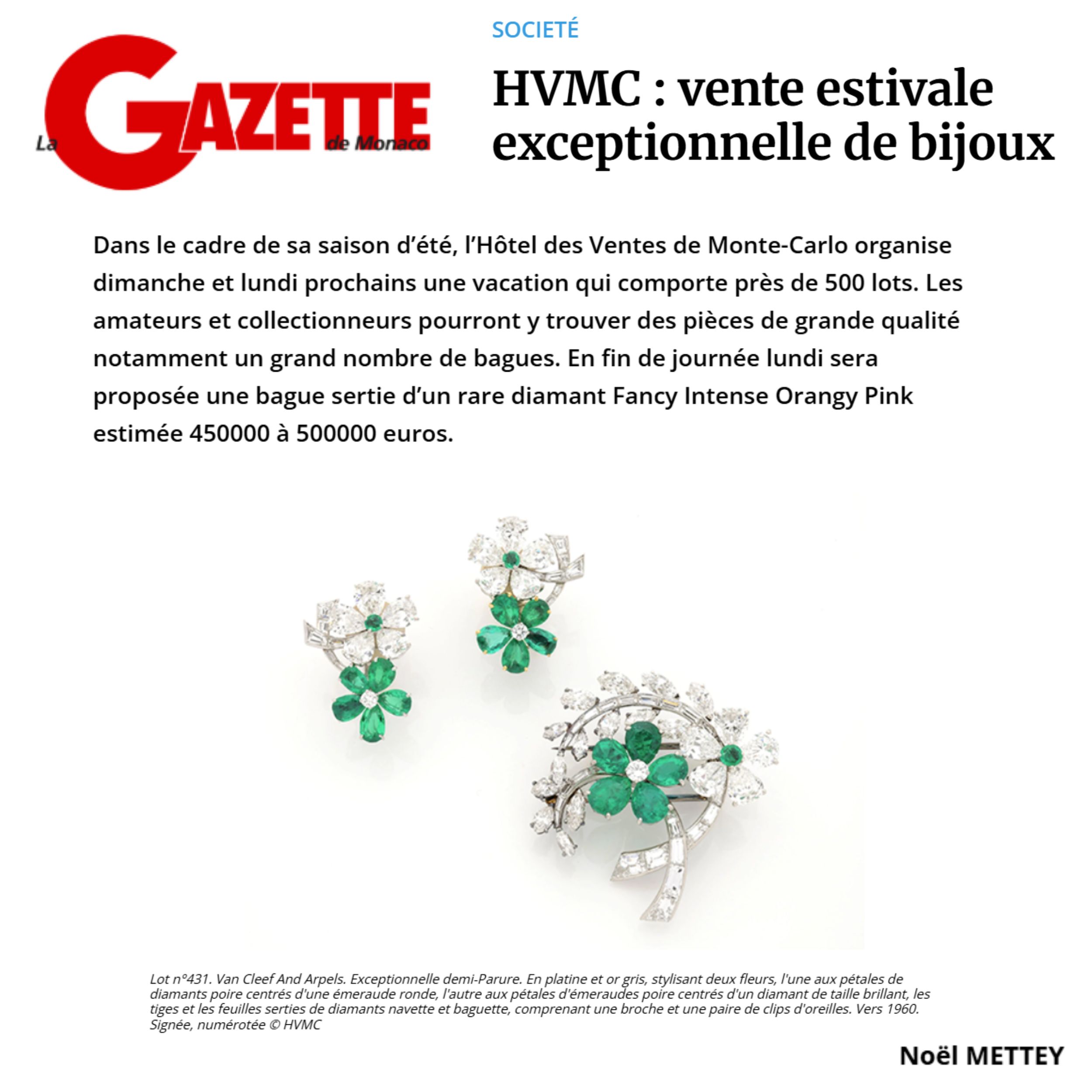 HVMC : vente estivale exceptionnelle de bijoux