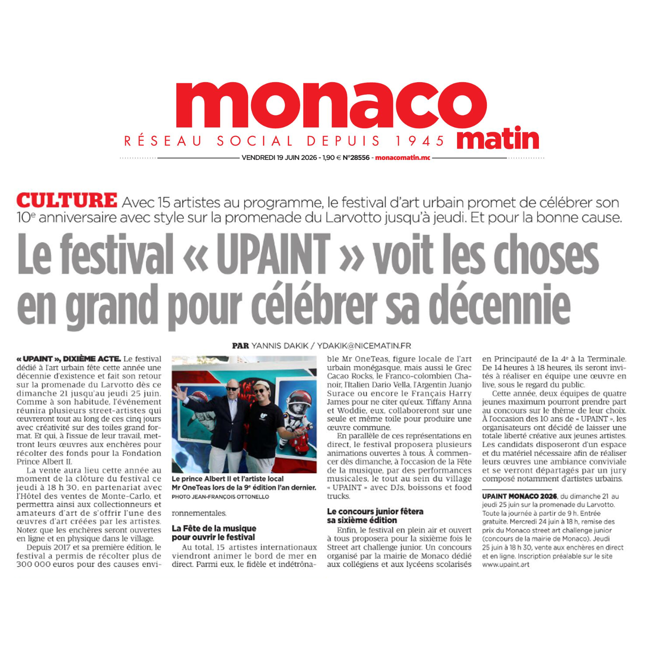 Le festival UPAINT voit les choses en grand pour fêter sa décennie