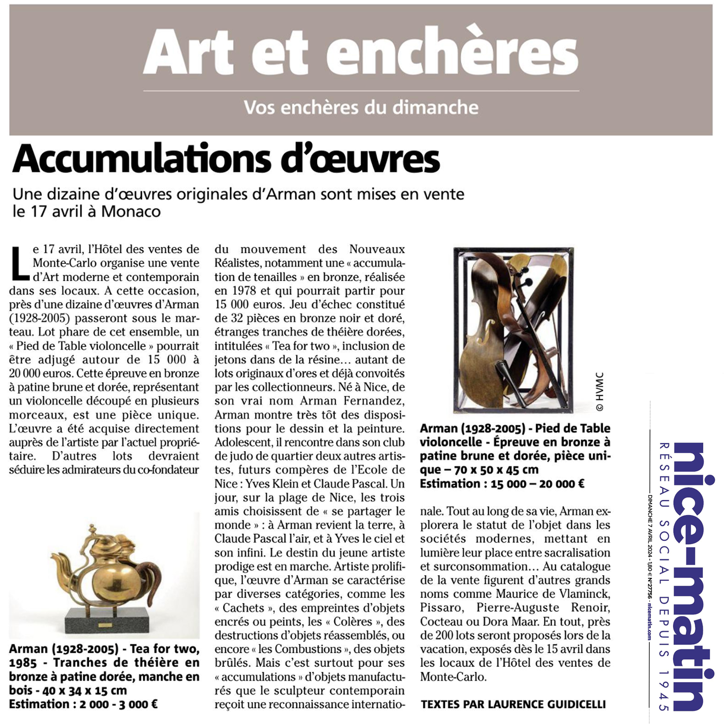 Accumulations d’œuvres