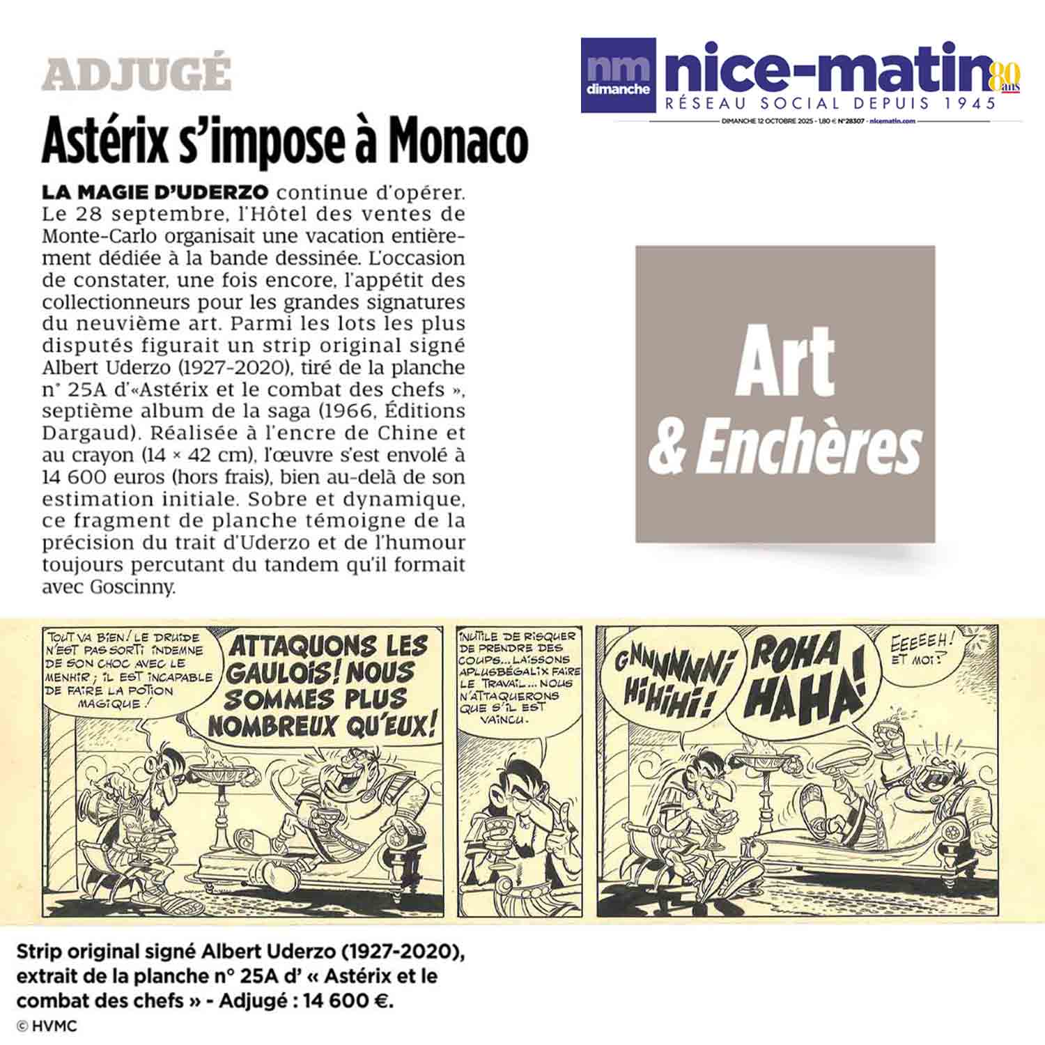 Astérix s’impose à Monaco