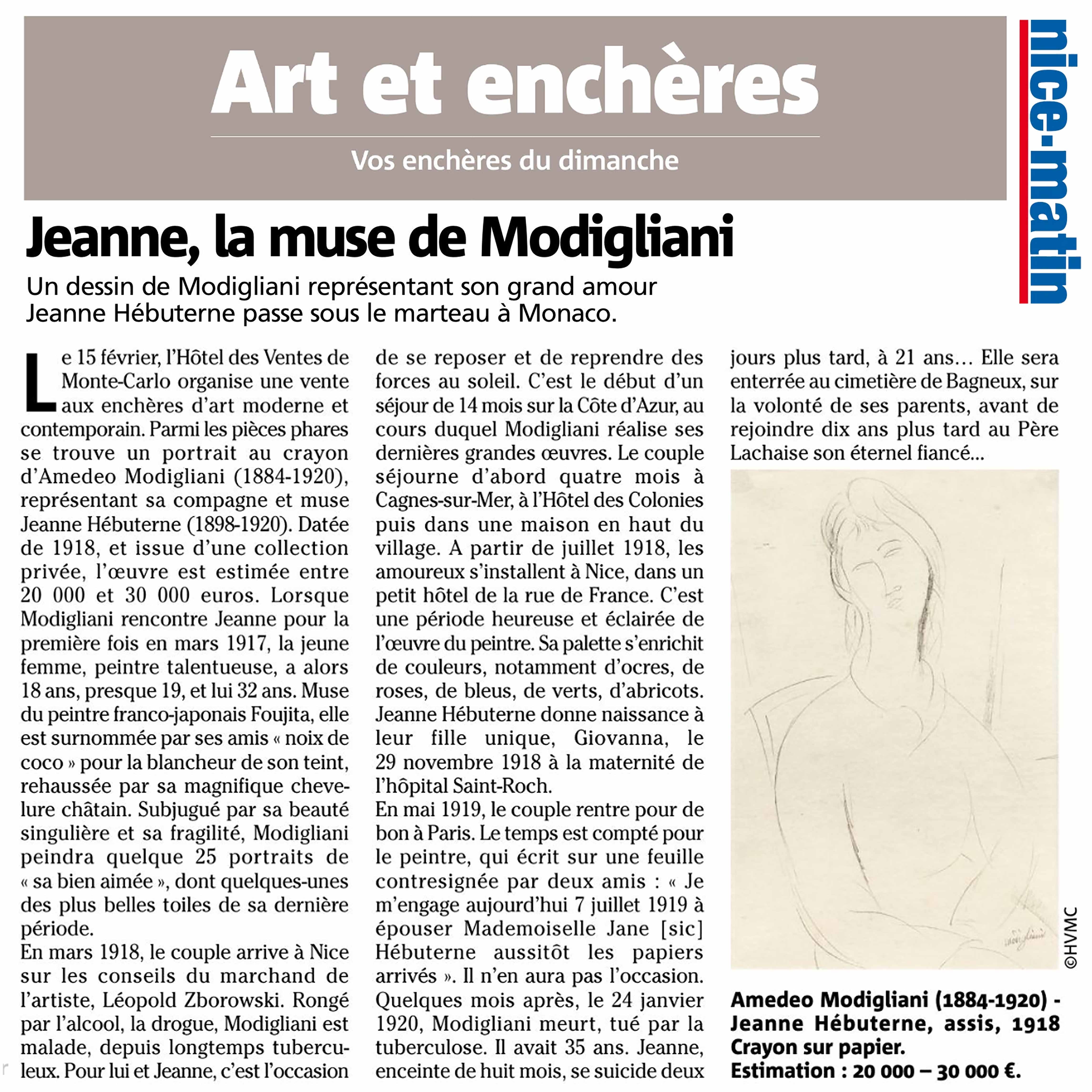 Jeanne, la muse de Modigliani