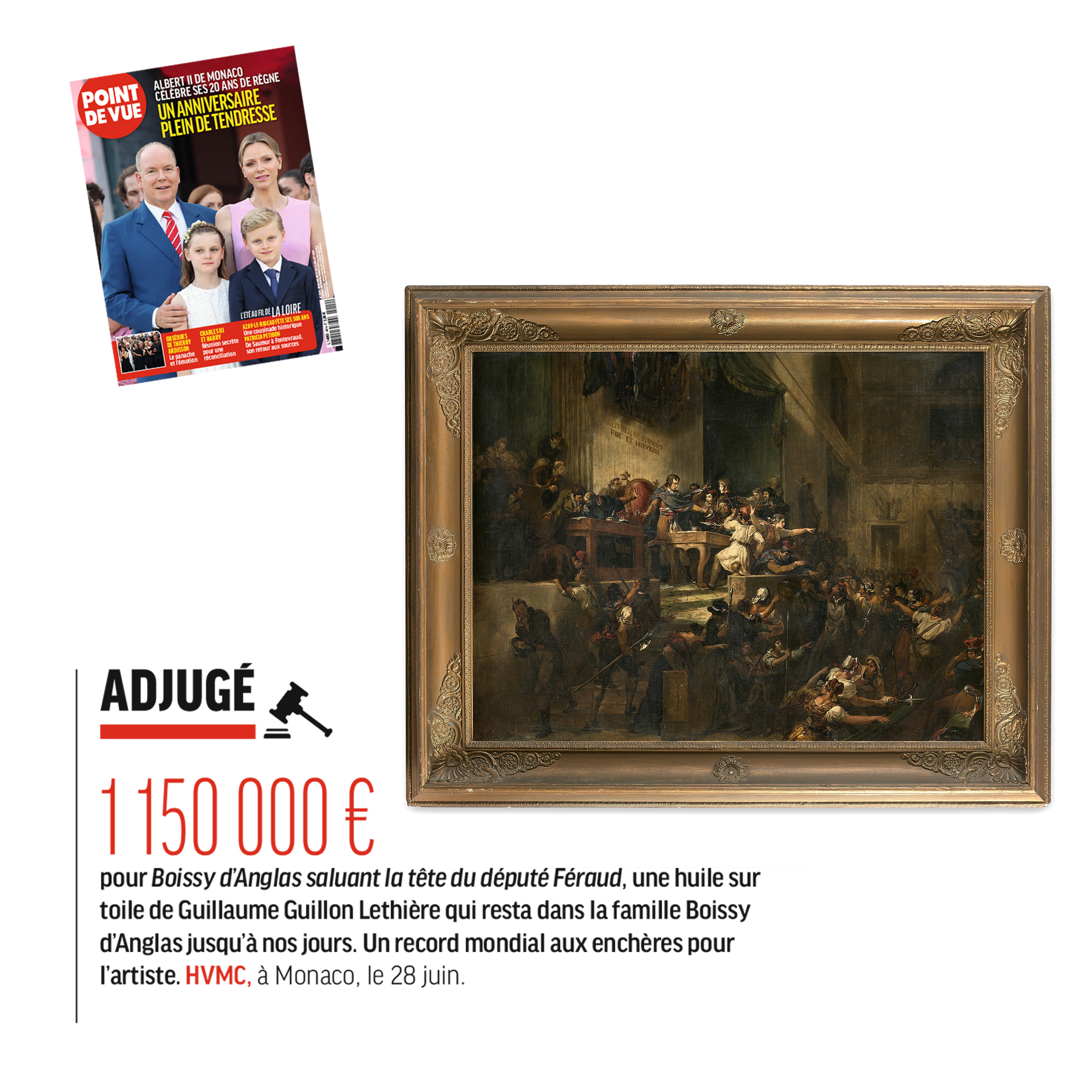 Adjugé 1 150 000 euros