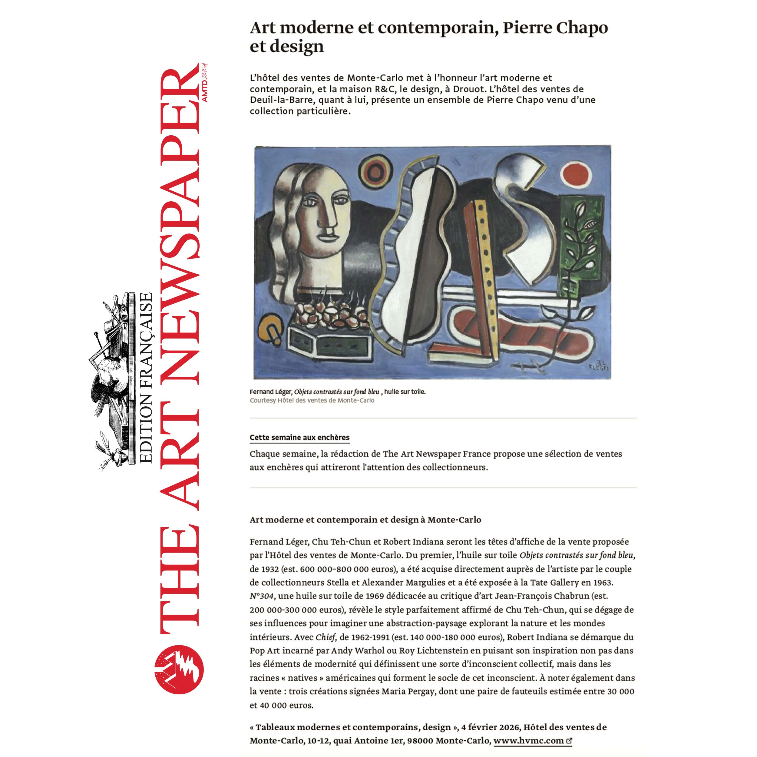 Art moderne,contemporain et design